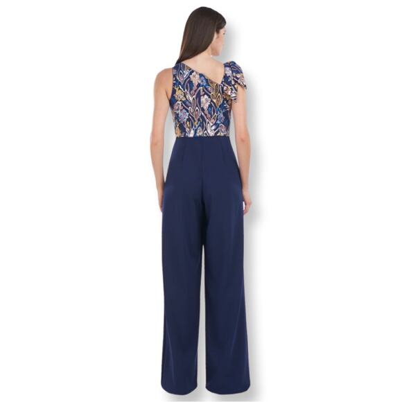 NWT JS Collections Nova Bow Palazzo Jumpsuit - Picture 2 of 5
